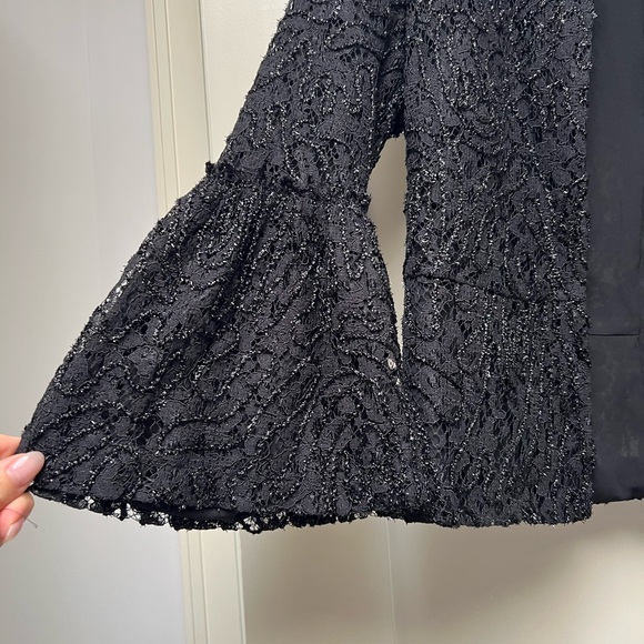 Zara Beaded Lace Blazer Jacket - Picture 6 of 8